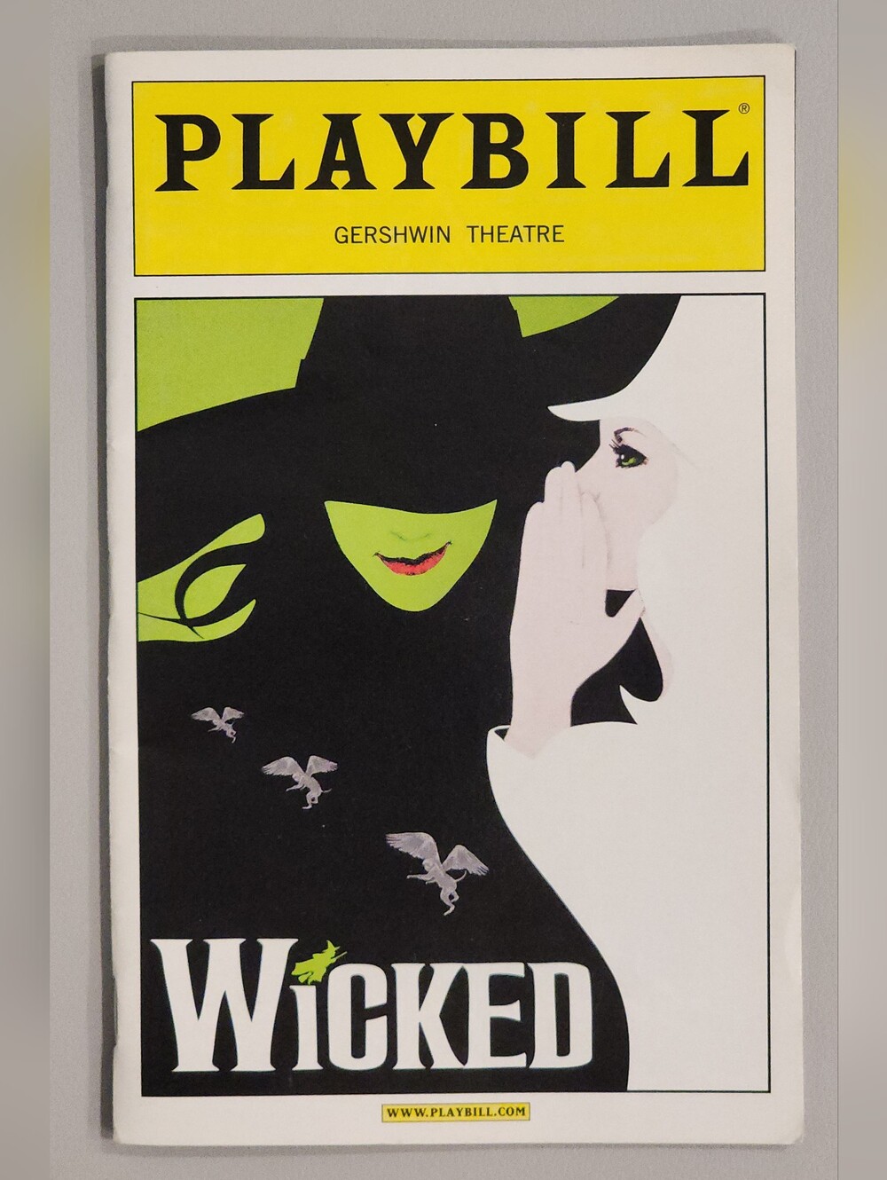 PLAYBILL Wicked Musical Broadway Gershwin Theatre 2012 - Mint Condition